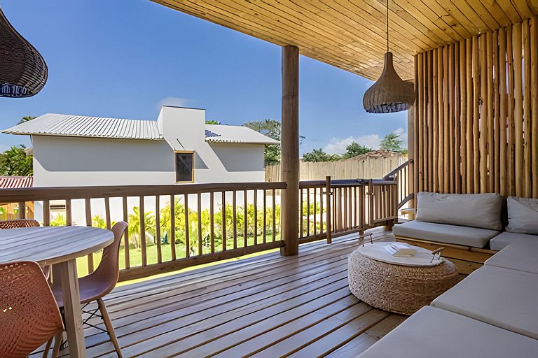 Apê de charme em condomínio exclusivo na R. Mucugê