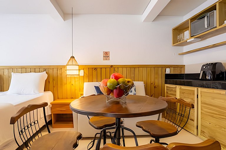 Studio Boutique na Rua do Mucugê - Café da manhã opcional -
