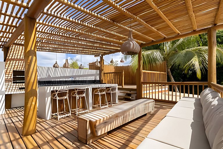 Arraial | Apê estilo rústico chic na rua do Mucugê