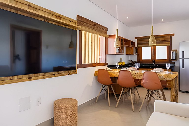 Arraial | Apê estilo rústico chic na rua do Mucugê