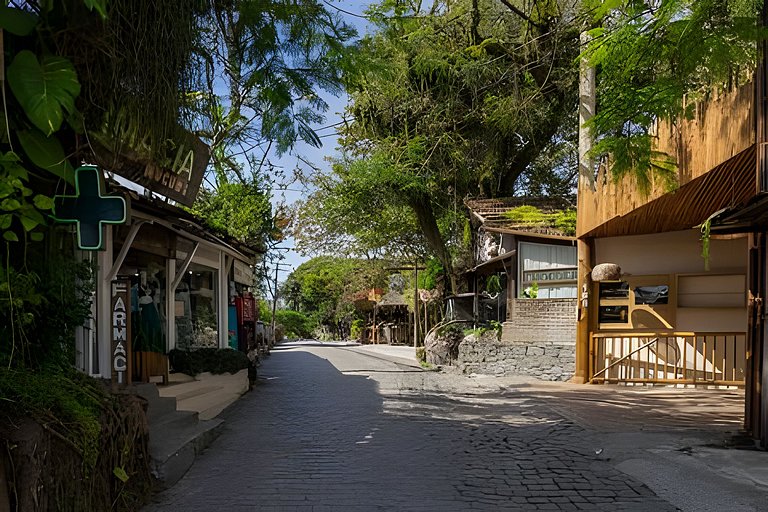 Suíte delícia com 2 piscinas na Rua do Mucugê