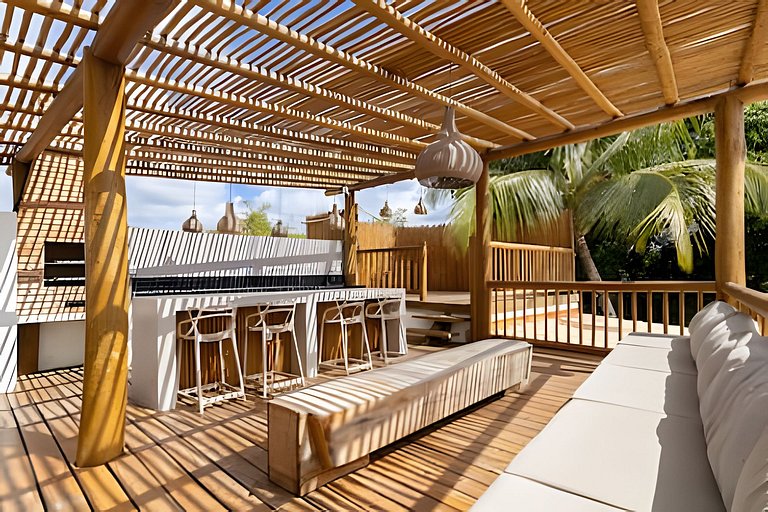 Suíte delícia com 2 piscinas na Rua do Mucugê