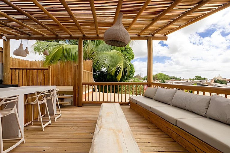 Suíte delícia com 2 piscinas na Rua do Mucugê