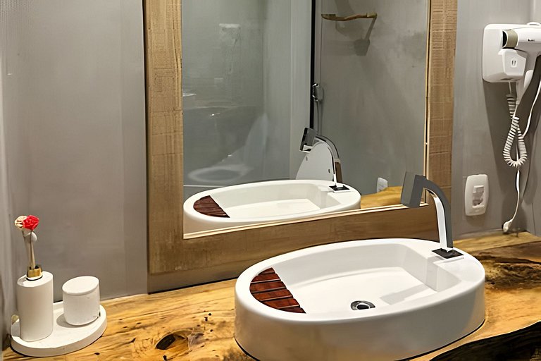 Na vibe de Arraial | Suíte c/ 2 piscinas na Mucugê