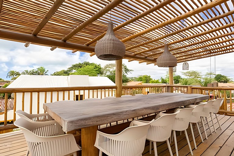 Suíte Premium na Rua do Mucugê - 2 Piscinas - Café da Manhã